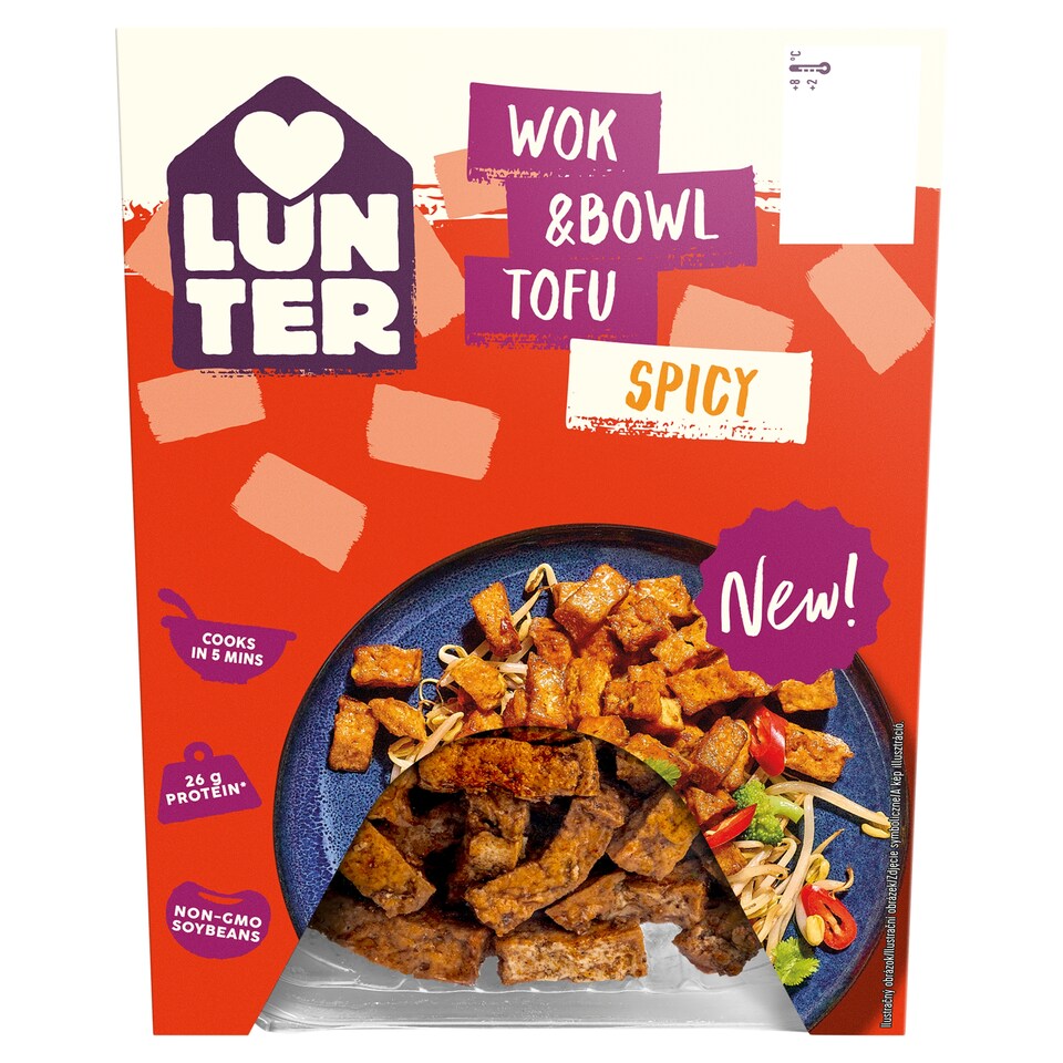 Lunter Wok & Bowl tofu kousky v marinádě pikantní 160g