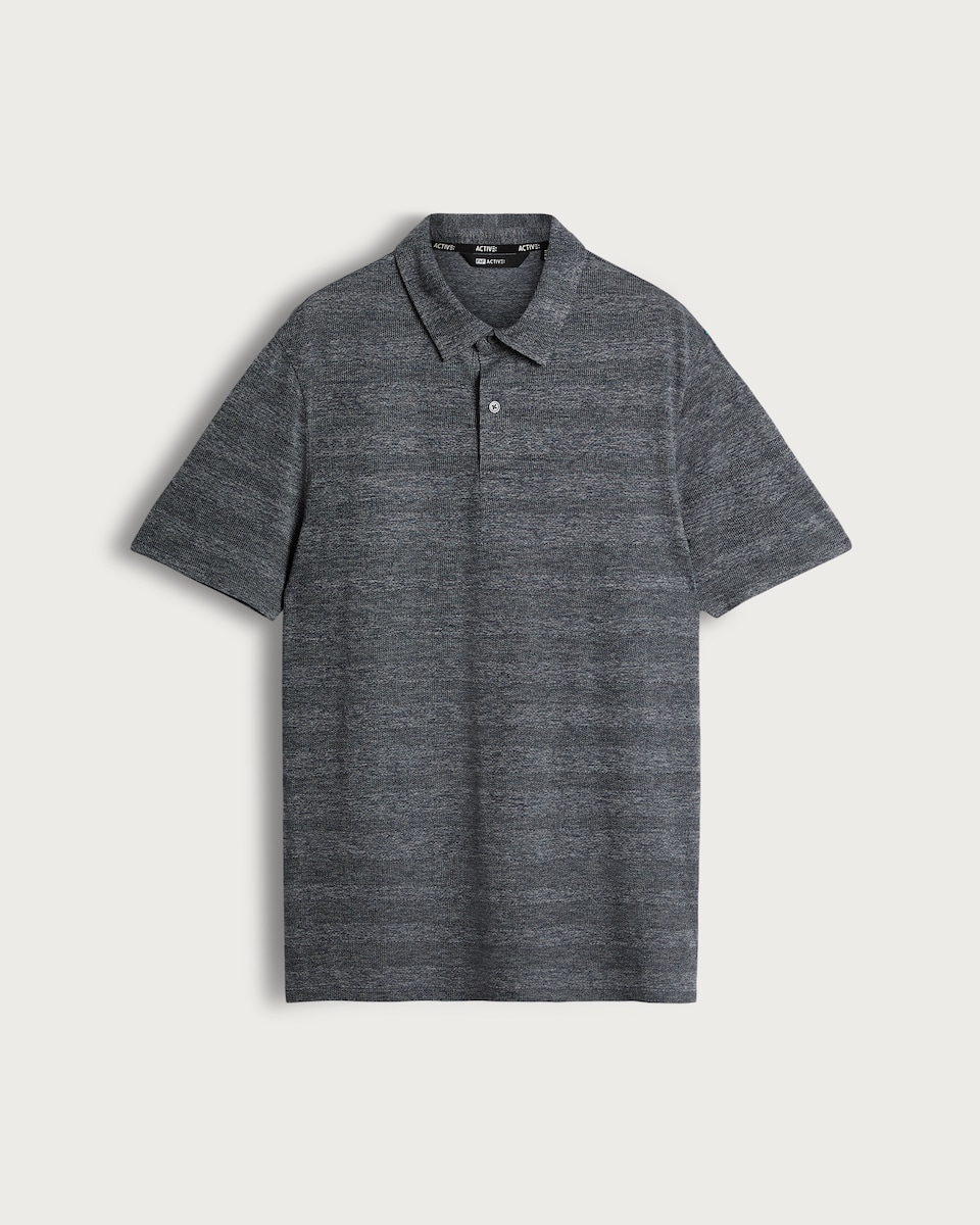 image 1 of F&F Active Regular Fit Short Sleeved Polo Shirt in Grey
