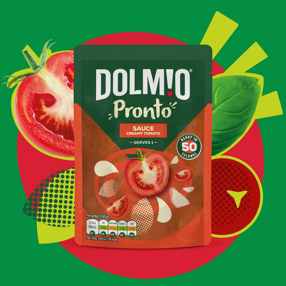 image 1 of Dolmio Creamy Tomato Pouch Pasta Sauce 150G