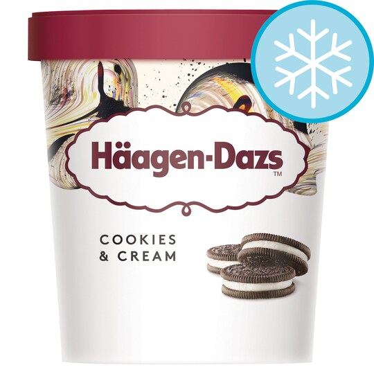 Haagen Dazs Cookies And Cream Ice Cream 500Ml