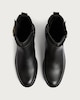 image 2 of F&F Faux Leather Buckle Detail Ankle Boots in Black