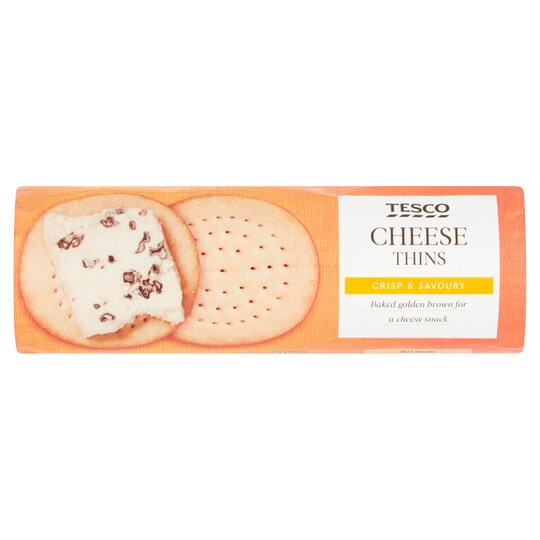 Tesco Cheese Thins 150G Tesco Groceries