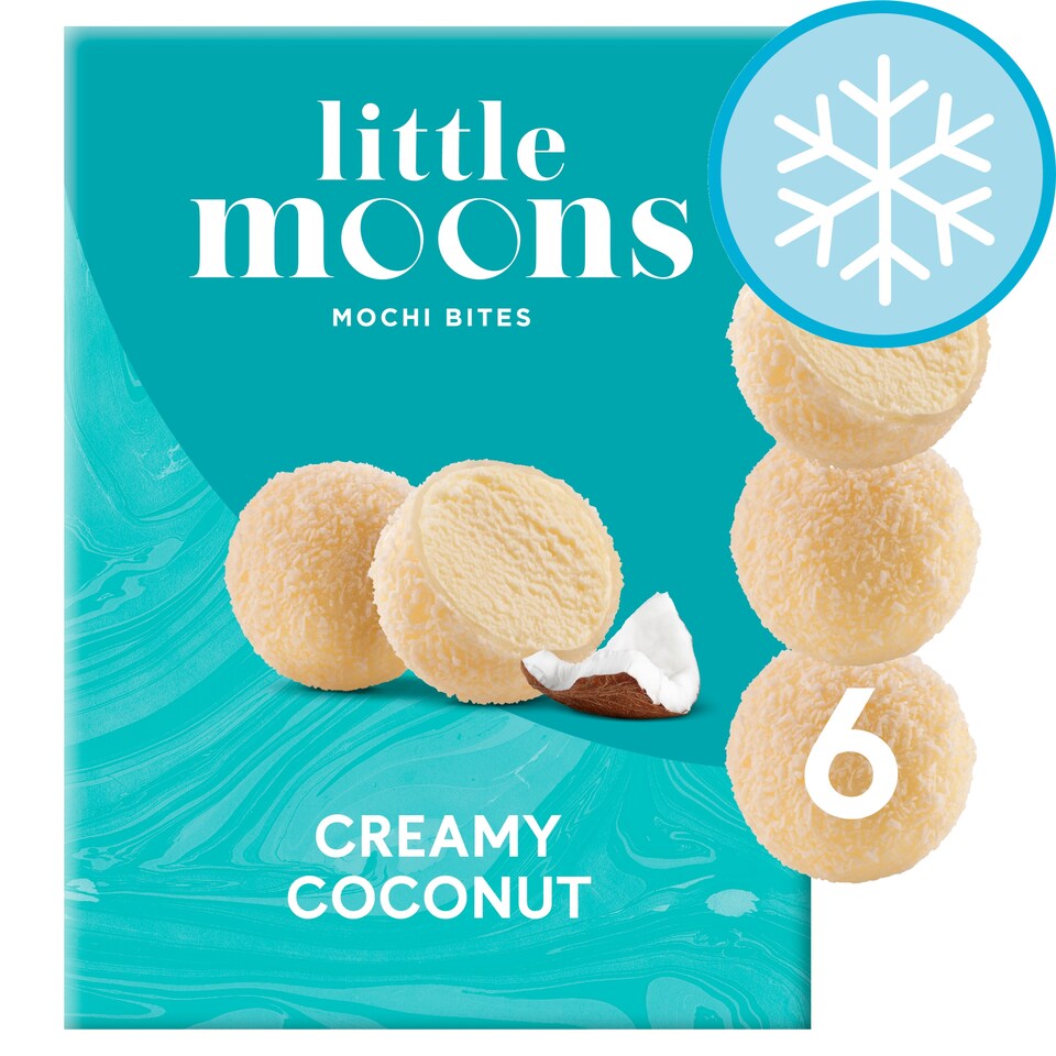 image 1 of Little Moons 6 Creamy Coconut Treats 192G