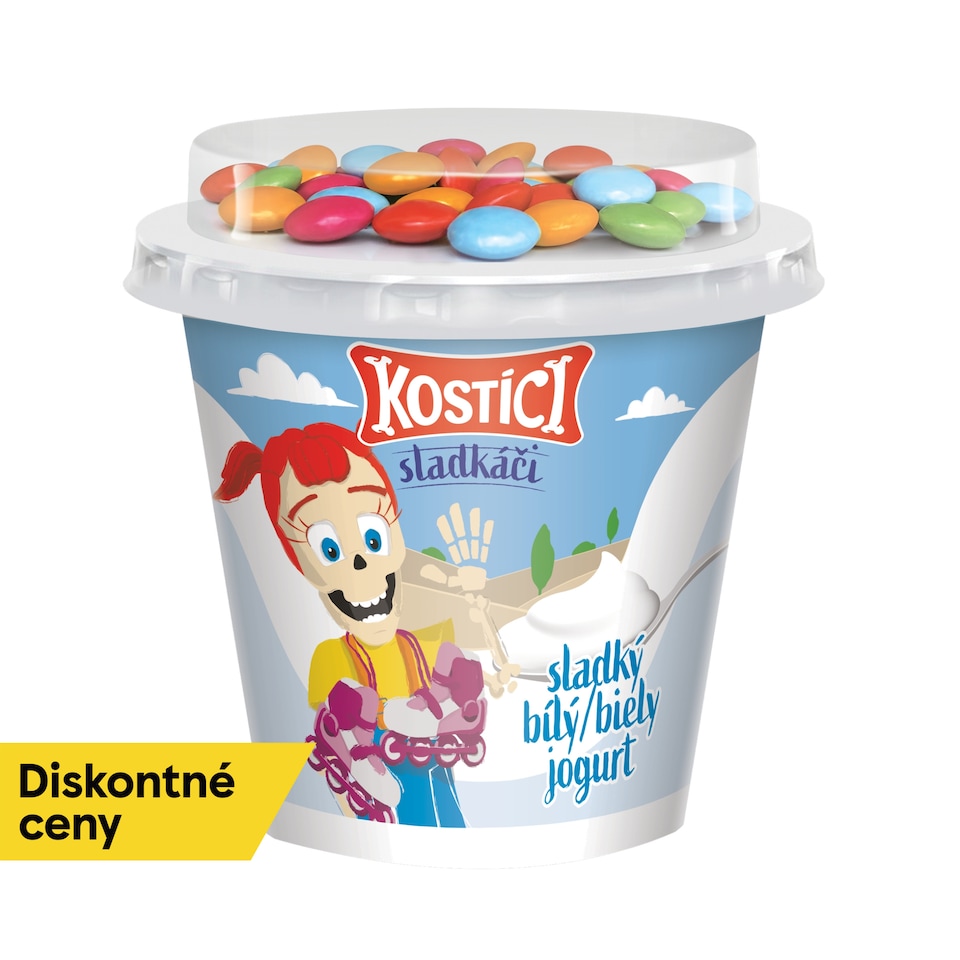 KOSTÍCI Sladkáči (sladený jogurt a čokoládové dražé) 109g