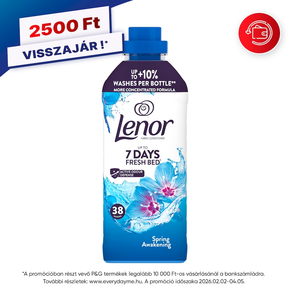 Lenor  Textilöblítő 38 Mosáshoz, Spring Awakening  1. kép