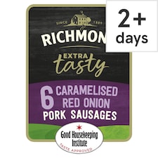 Richmond Extra Tasty Caramelised Red Onion Pork Sausages 400g
