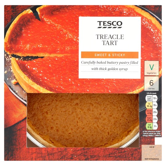 Tesco Treacle Tart 380G