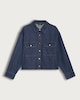 image 4 of F&F Cotton Rich Denim Button Up Co-ord Shirt with Lyocell in Navy