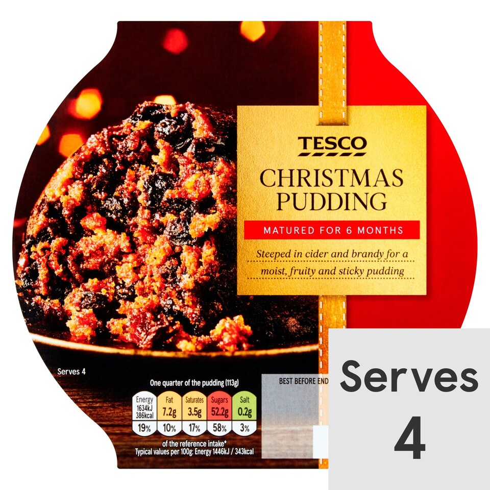 Tesco Classic Christmas Pudding 454G