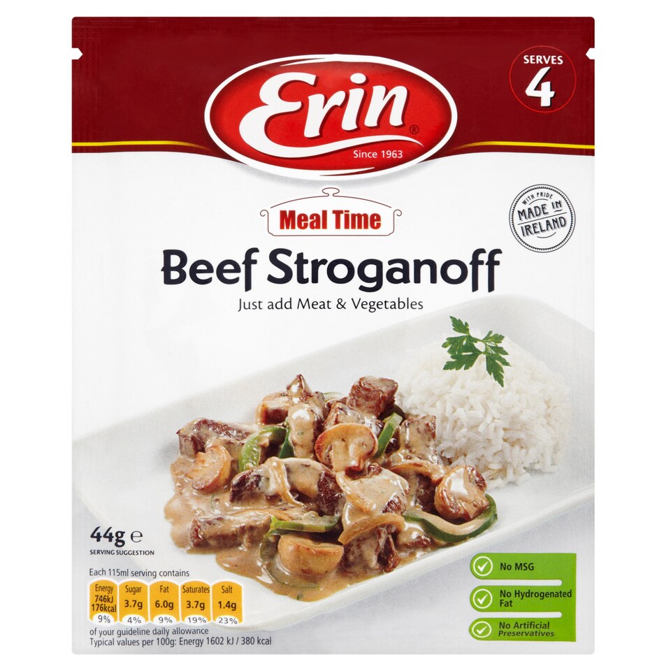 Erin Casserole Beef Stroganoff 44G