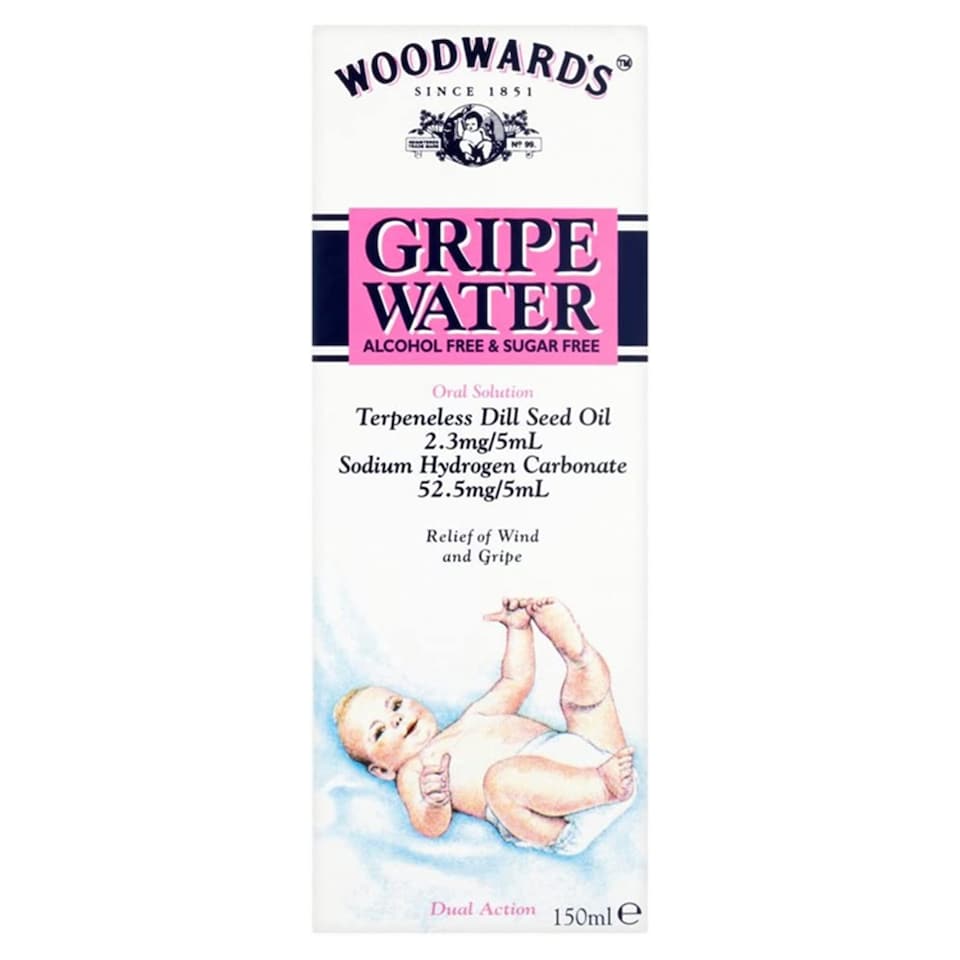 image 1 of Woodwards Gripe Water Dual Action Relief of Wind and Gripe 150ml