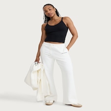 F&F Active AFTERCLASS Rest & Reset Wide Leg Joggers in Cream