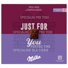 Milka Just for You Box of Chocolates, Cocoa Filling 110 g