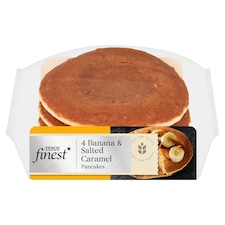 Tesco Finest Banana & Salted Caramel Pancakes 4 Pack