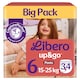 Libero Up&Go Big Pack bugyipelenka, méret: 6, 15-25 kg, 34 db  1. kép