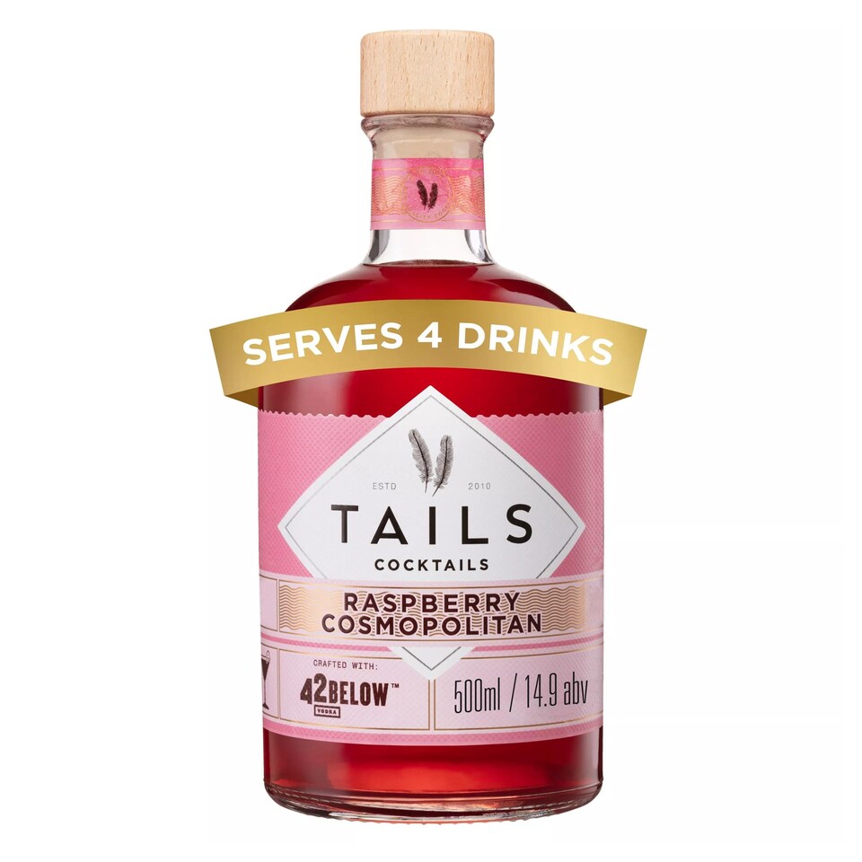 image 1 of Tails Cocktails Raspberry Cosmo Pre-Mixed 500Ml