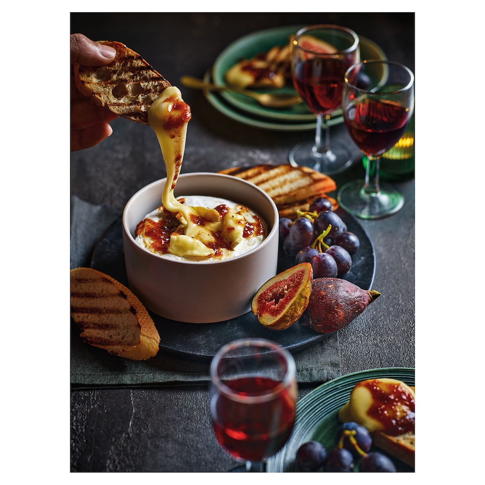 image 1 of 105. Tesco Finest Chef’s Collection Winslade Baking Cheese with a Fig & Damson Compote 260g (Serves 6)