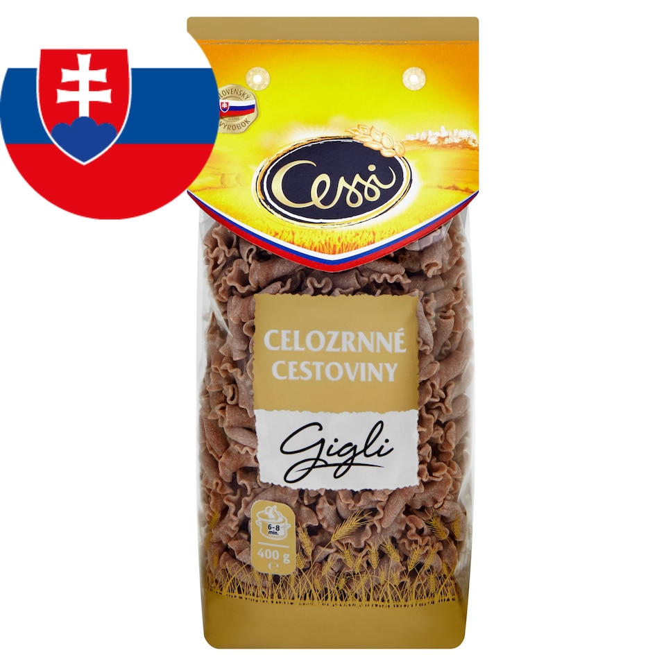 Cessi Celozrnné cestoviny gigli 400 g