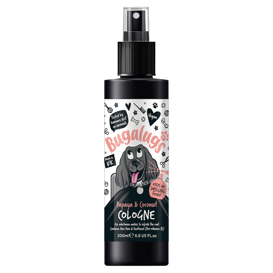 Bugalugs Dog Cologne Papaya and Coconut 200ml