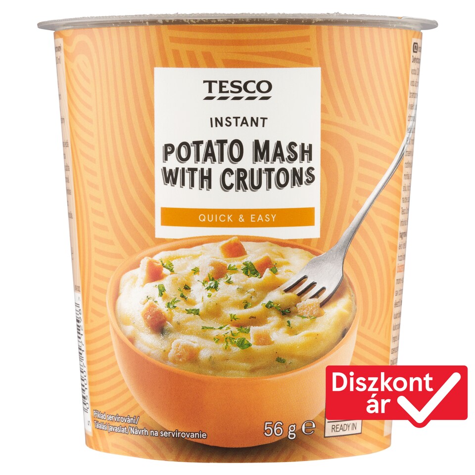 Tesco Instant Potato Mash with Crutons 56 g