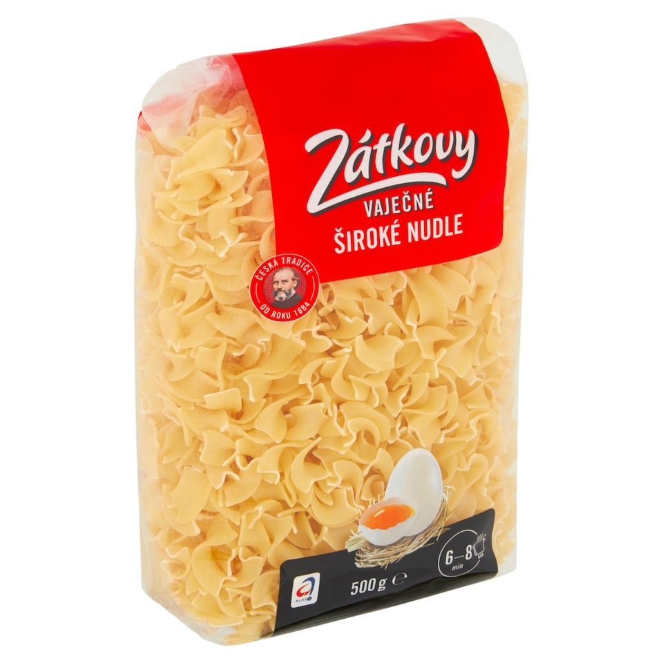 Obrázek 1 pro produkt Zátkovy Vaječné Široké nudle 500g