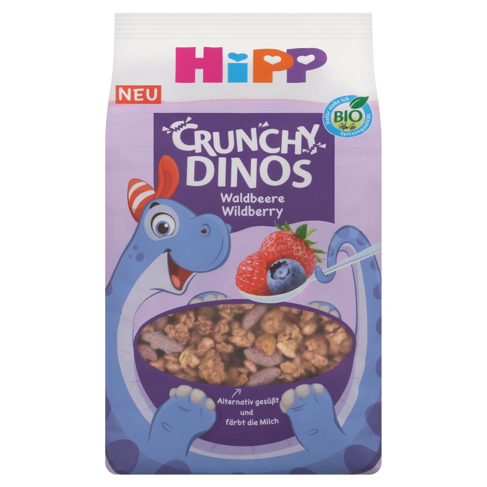 obrázok 1 z HiPP Bio chrupkavé dino müsli ovocie 300 g