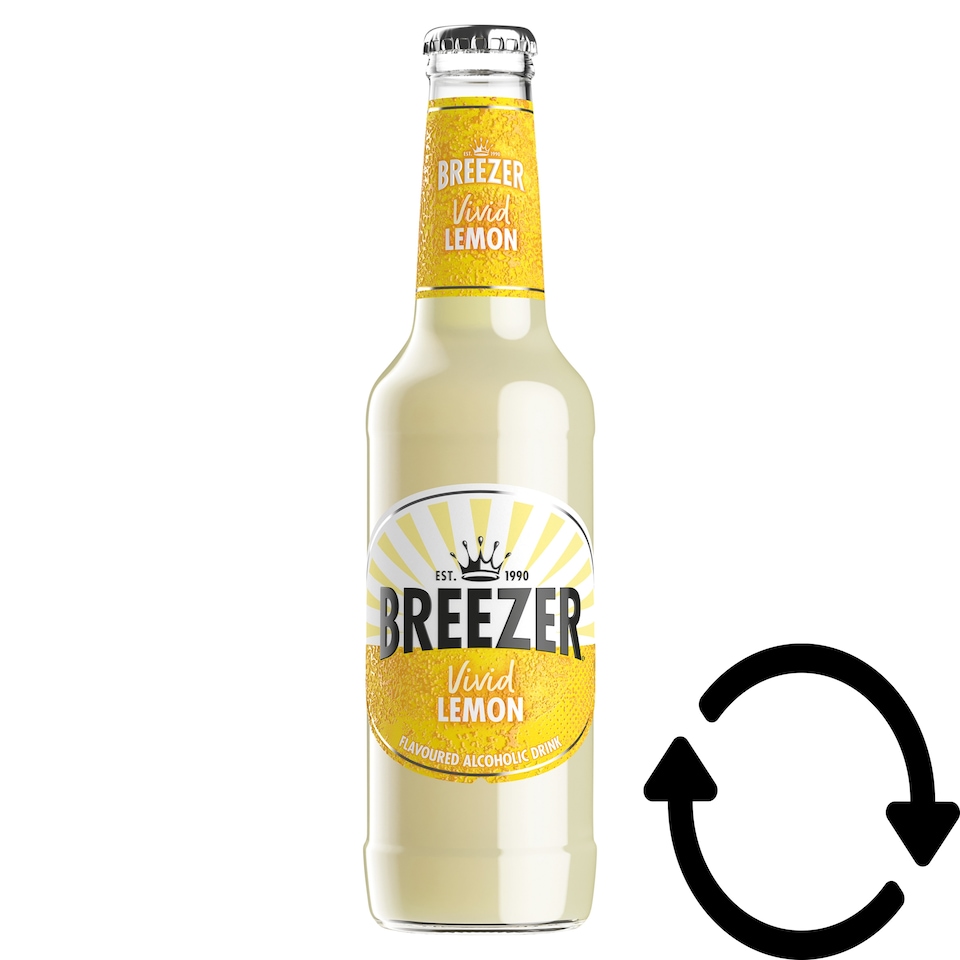 Breezer Lemon citrom-ízű alkoholos ital 4% 275 ml