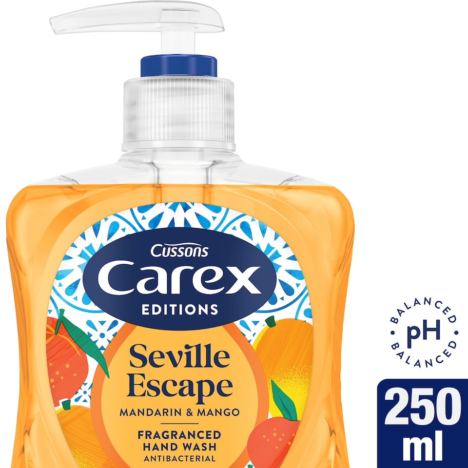 image 1 of CAREX EDITIONS SEVILLE ESCAPE MANDARIN & MANGO HANDWASH 250mL
