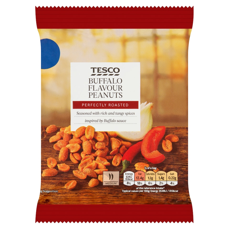 Tesco Buffalo Flavour Peanuts 200g