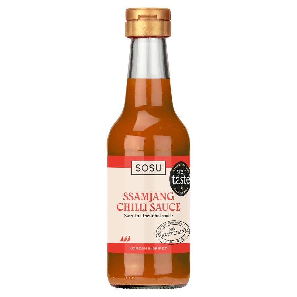 Sosu Amoy Ssamjang Chilli Sauce Korean 250Ml Tesco Groceries