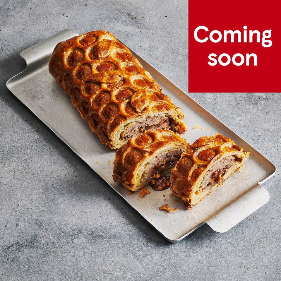 image 1 of 83. Tesco Finest Chef’s Collection Hand Finished Melt in the Middle Pork Wellington 1kg (Serves 10)