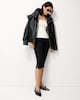 image 2 of F&F Modal Rich Capri Trousers in Black
