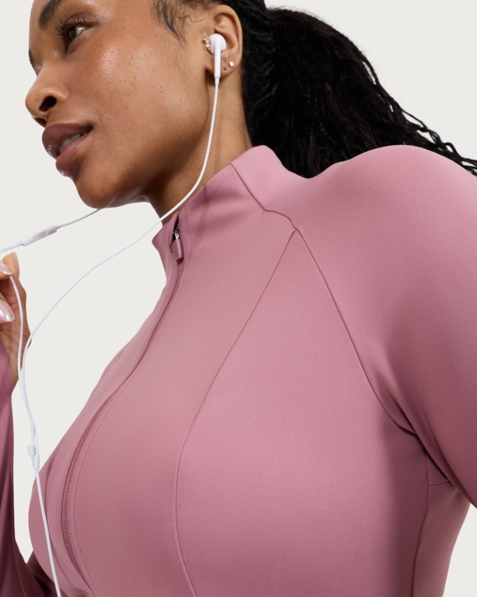 image 1 of F&F Active EVERYHOUR Zip Up Jacket in Pink