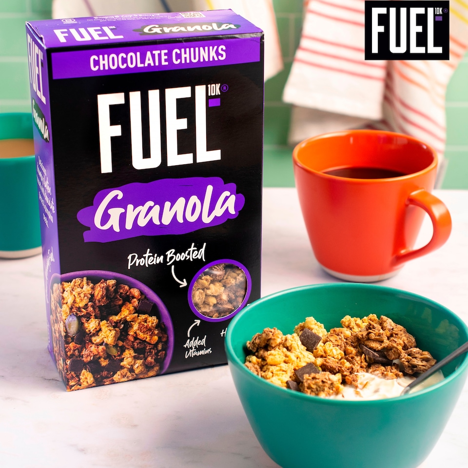 image 1 of FUEL10K Chocolate Chunks Protein Granola Breakfast Cereal 400g