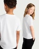 image 3 of F&F School Unisex 2-Pack Pure Cotton T-Shirts in White