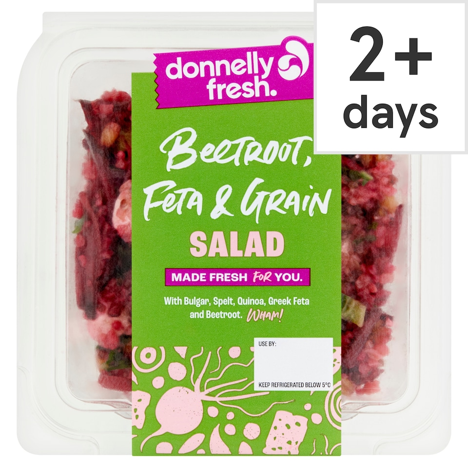 donnelly fresh Beetroot, Feta & Grain Salad 220g