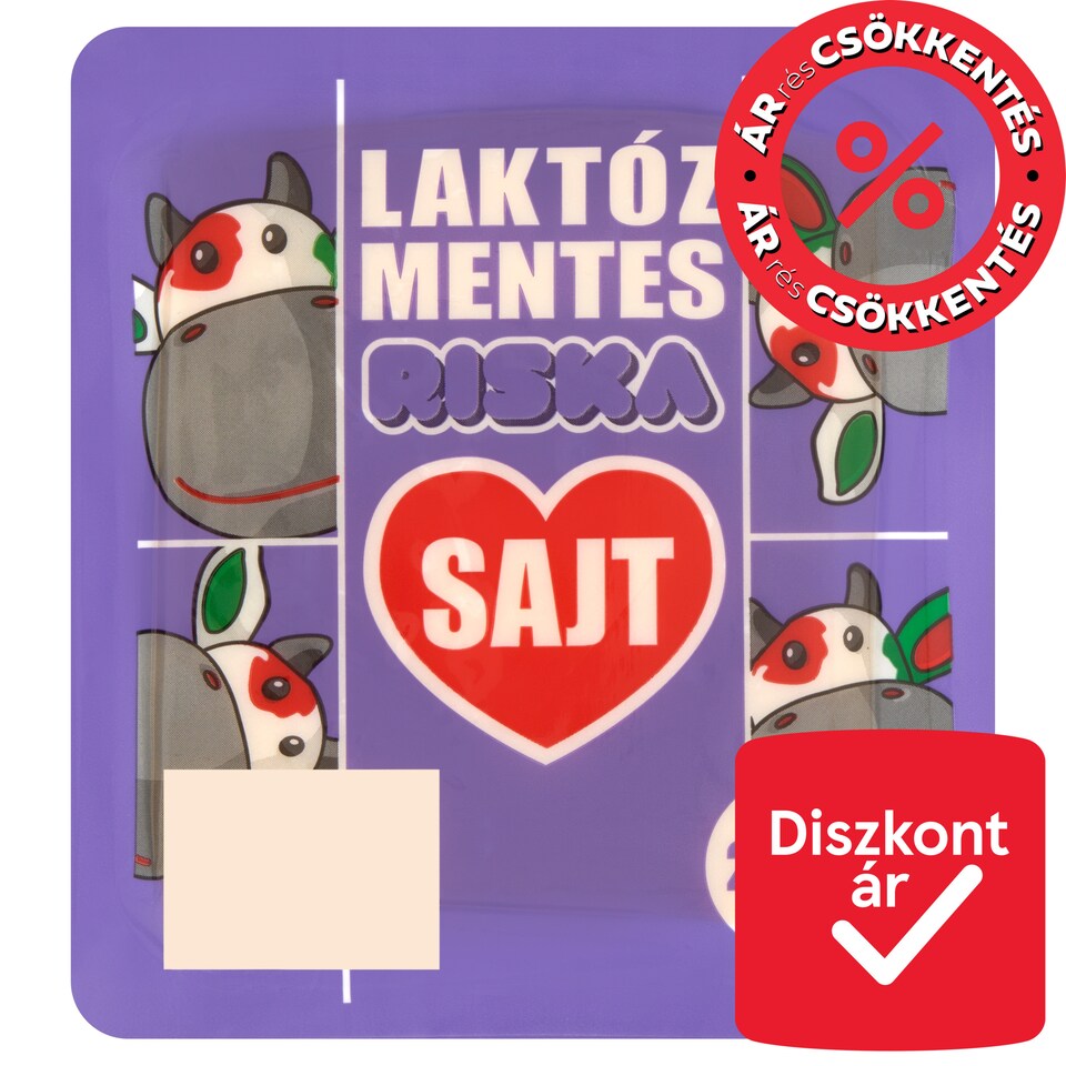 Riska laktózmentes sajt 200 g  1. kép
