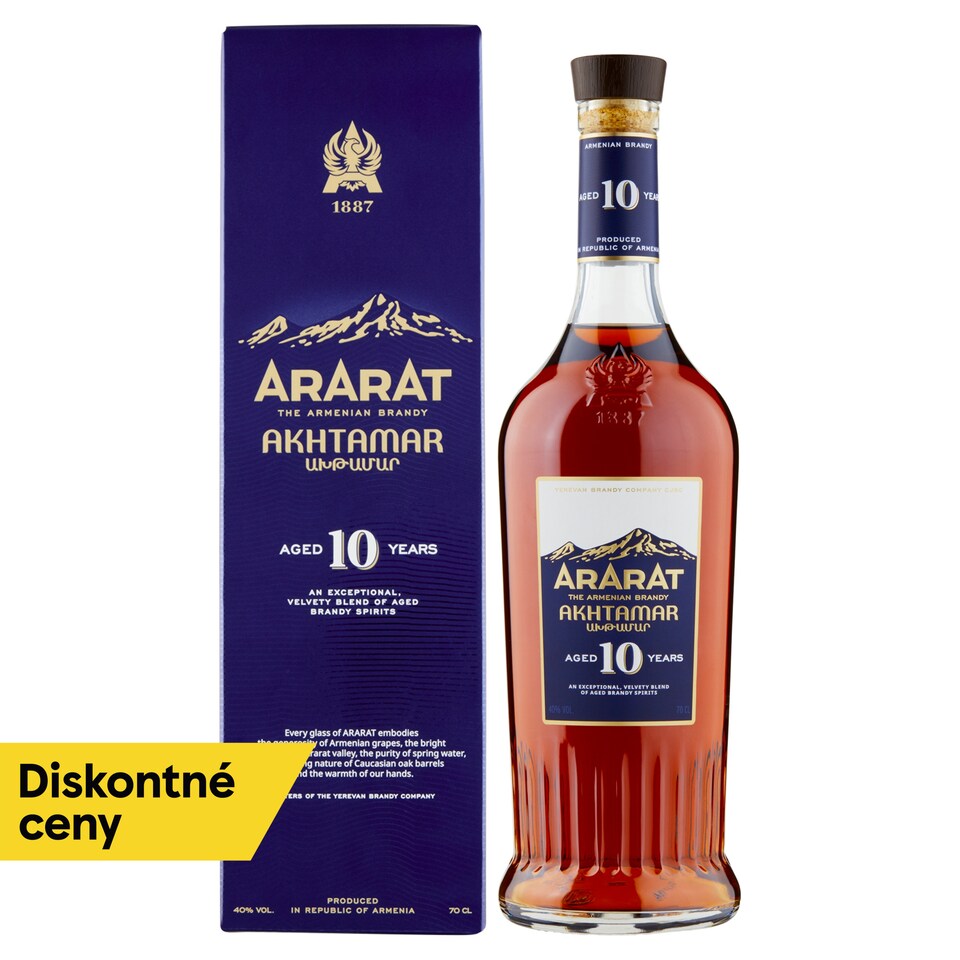 image 1 of Ararat Akhtamar Aged 10 Years Brandy 40% 0.7 L