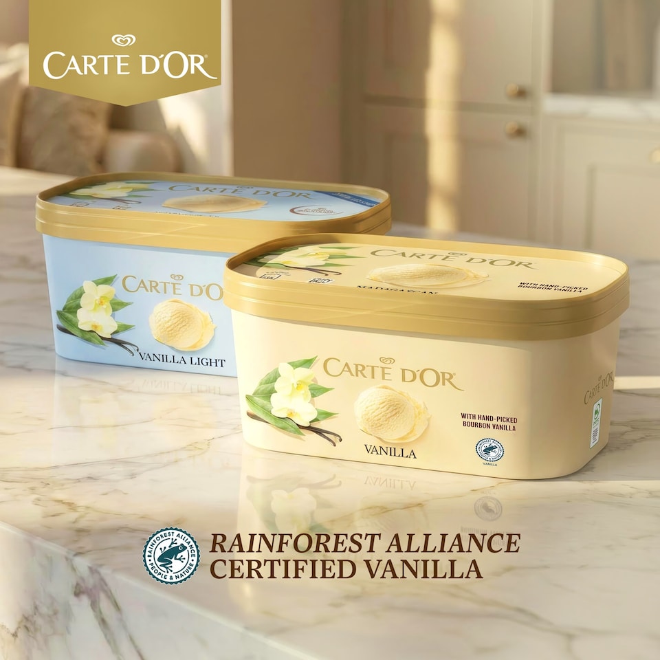 image 1 of Carte D'or Madagascan Vanilla Ice Cream Tub 900ml