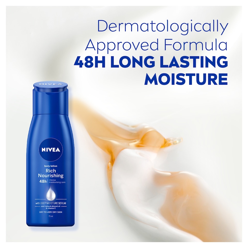 image 1 of NIVEA Rich Nourishing Body Lotion Travel Size 75ml