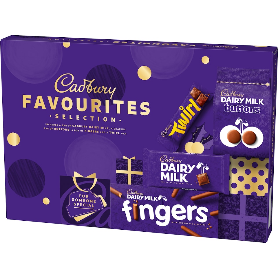 image 1 of Cadbury Favourites Selection box 351g