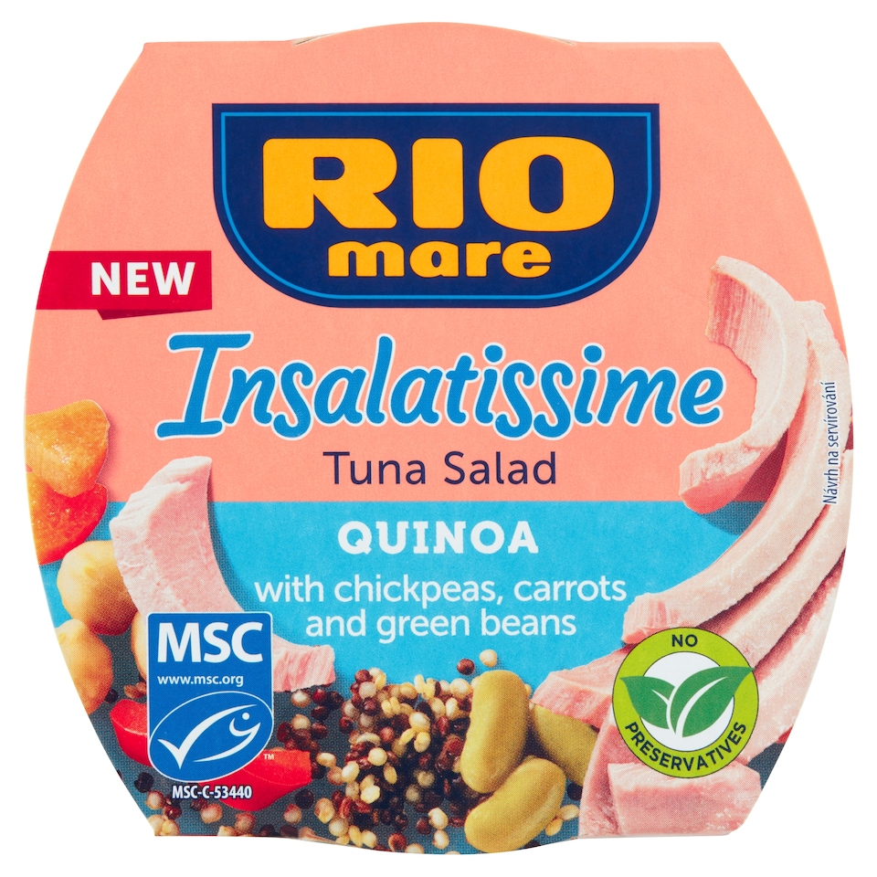 image 1 of Rio Mare Insalatissime Tuna Salad Quinoa with Chickpeas, Carrots and Green Beans 160 g