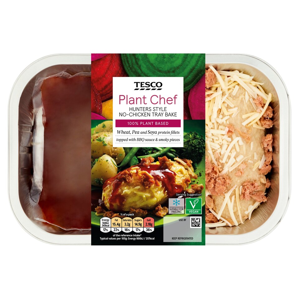 Tesco Plant Chef Hunter Style No Chicken Tray Bake 370G Tesco Groceries