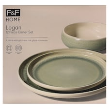 F&F Home Logan Green étkészlet 12 db-os