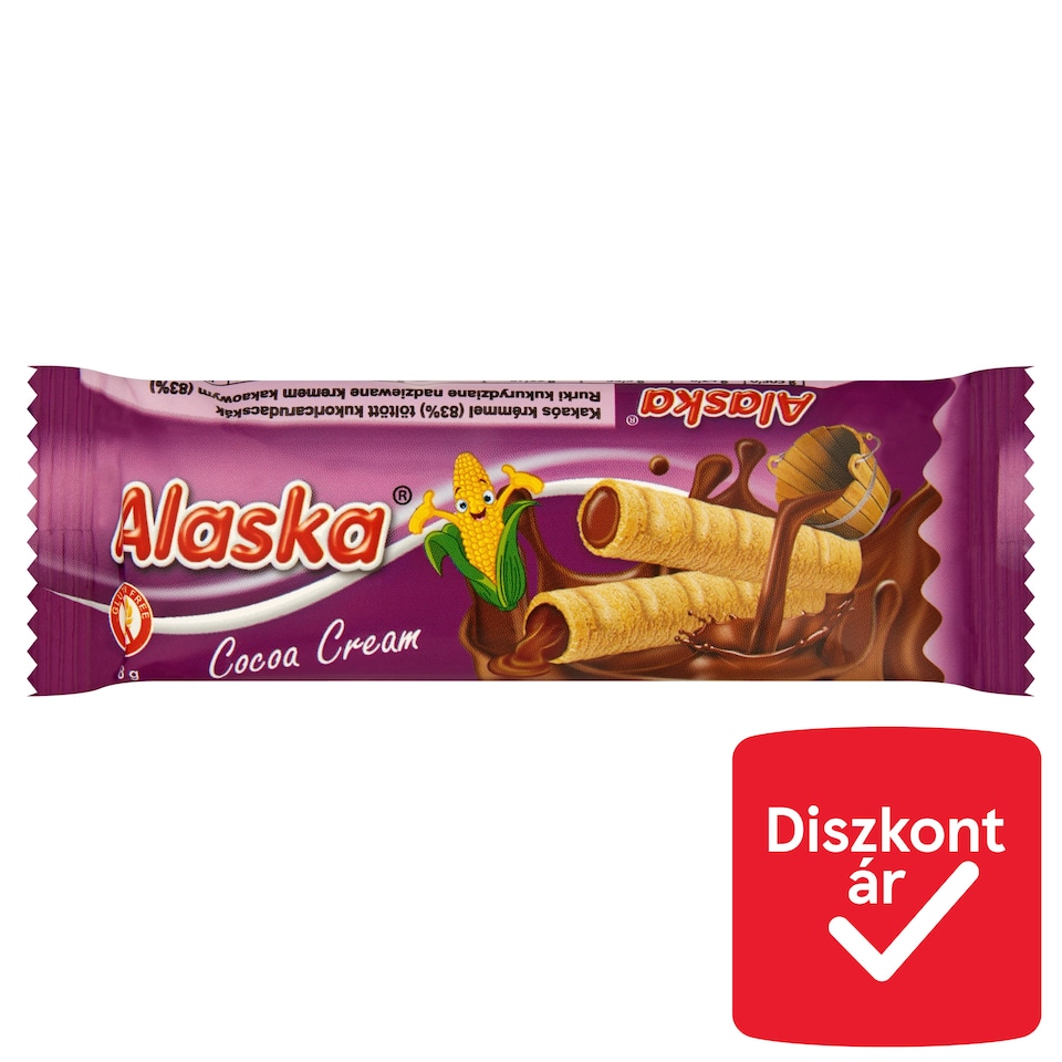 image 1 of Alaska Cocoa Cream Filled Corn Sticks 18 g