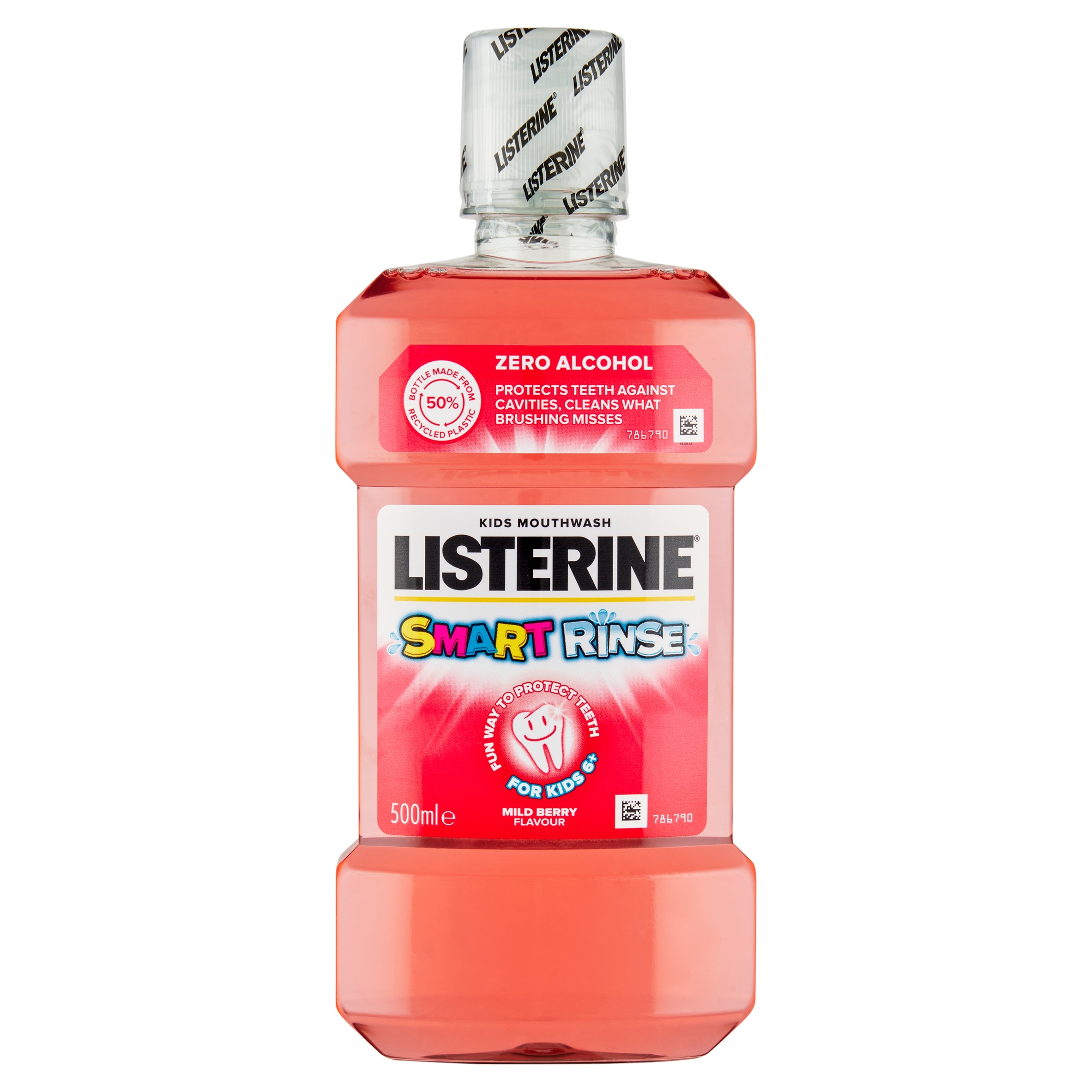 Listerine Smart Rinse Mild Berry ústní voda 500ml - Tesco Groceries