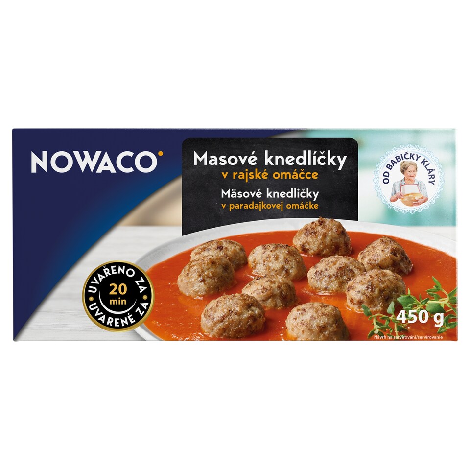 Nowaco Meat Dumplings in Tomato Sauce 450 g