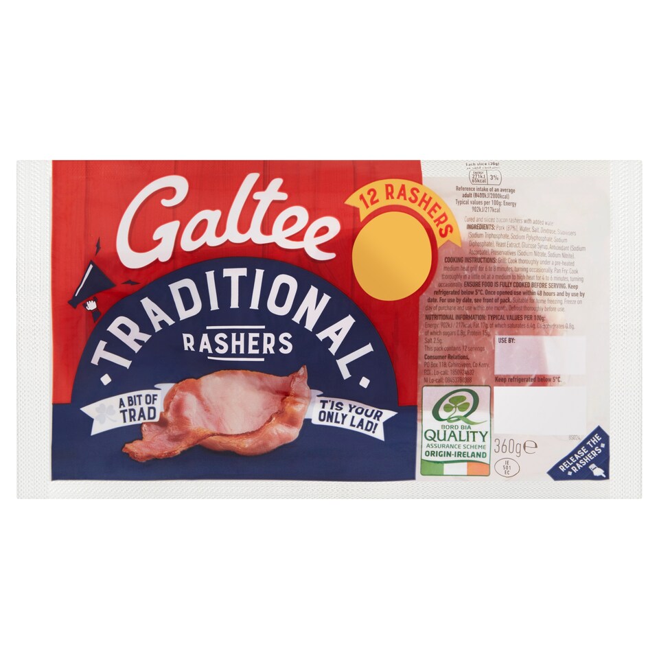 Galtee Value 12 Traditional Rashers 360G