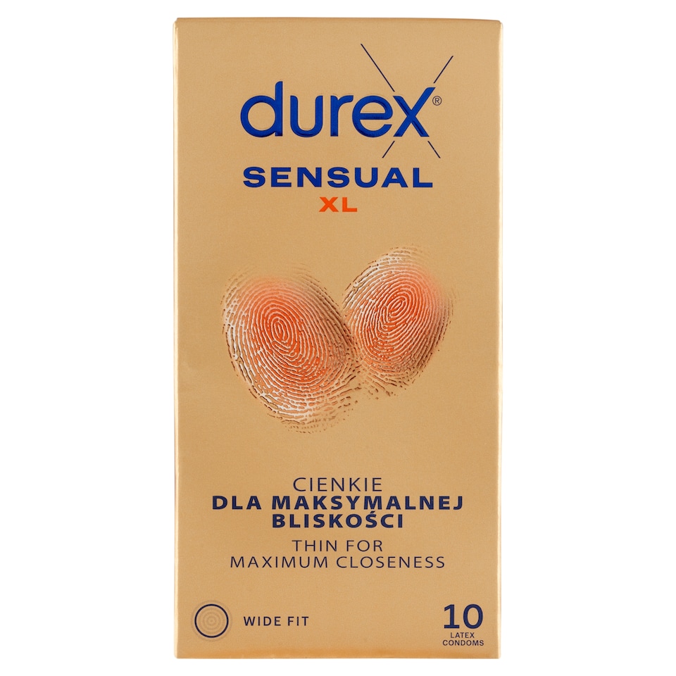 image 1 of Durex Sensual Condoms XL 10 pcs