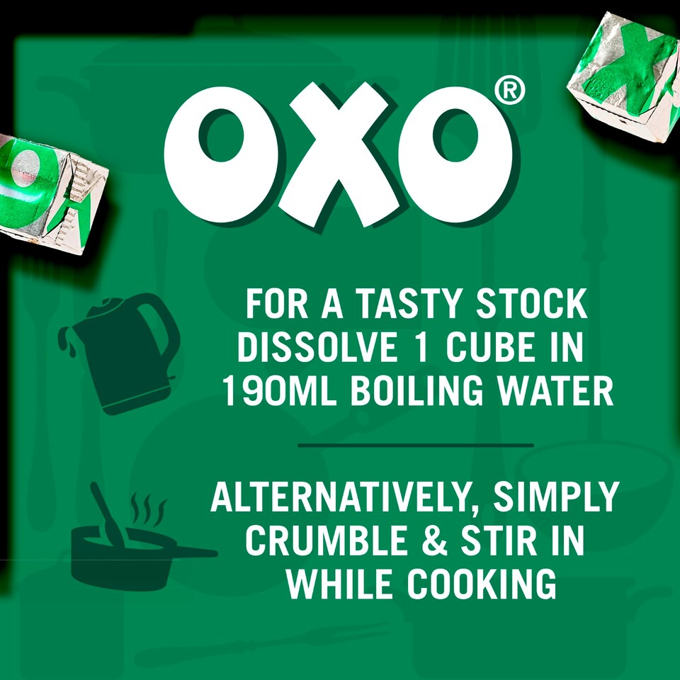image 1 of Oxo Vegetable Stock Cubes 12 Pack 71g
